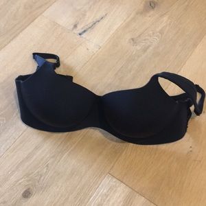 European Made Black Bra. 30 D